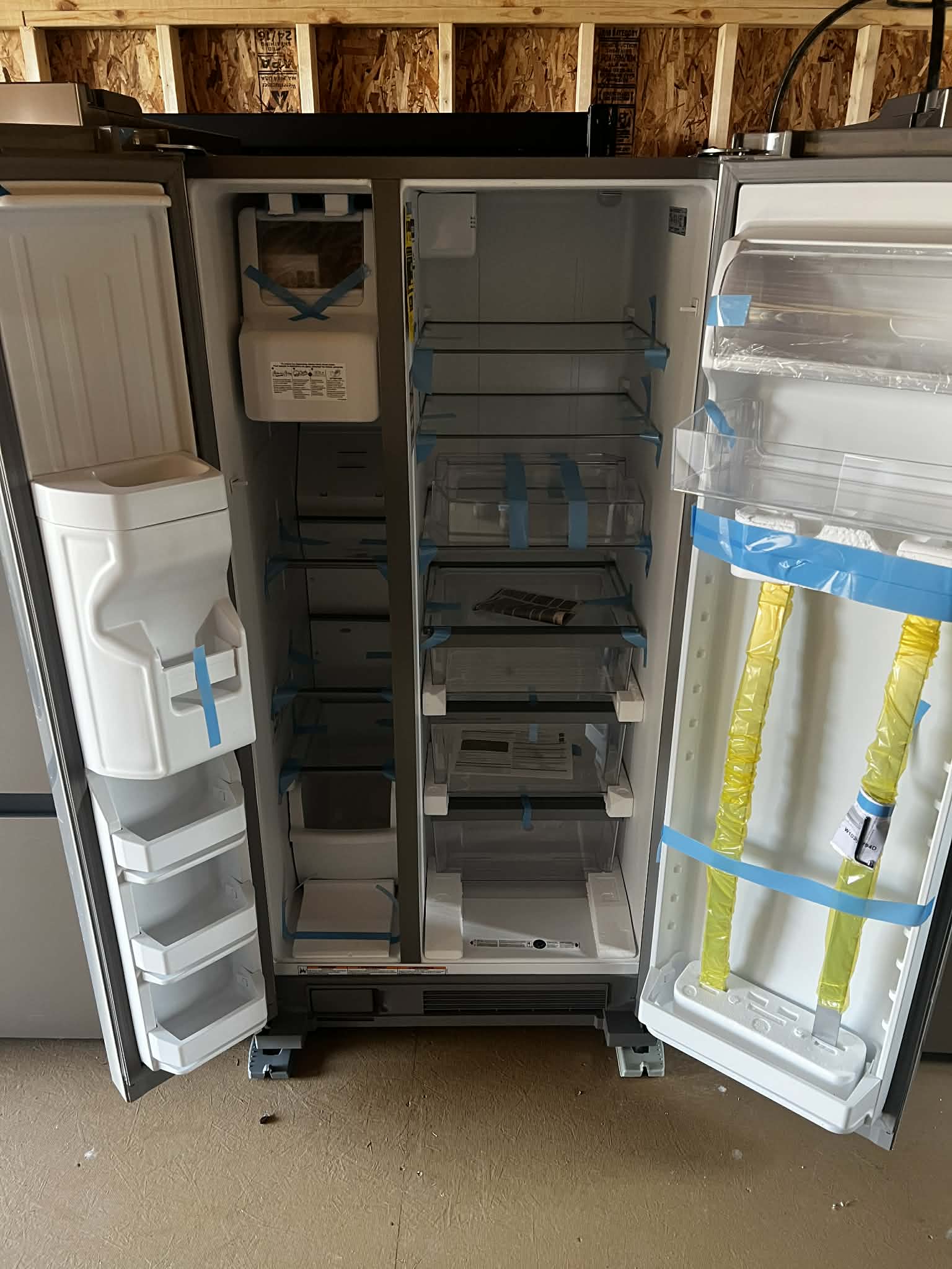 21.4 cu. ft. Side by Side Refrigerator in Fingerprint Resistant Stainless Steel