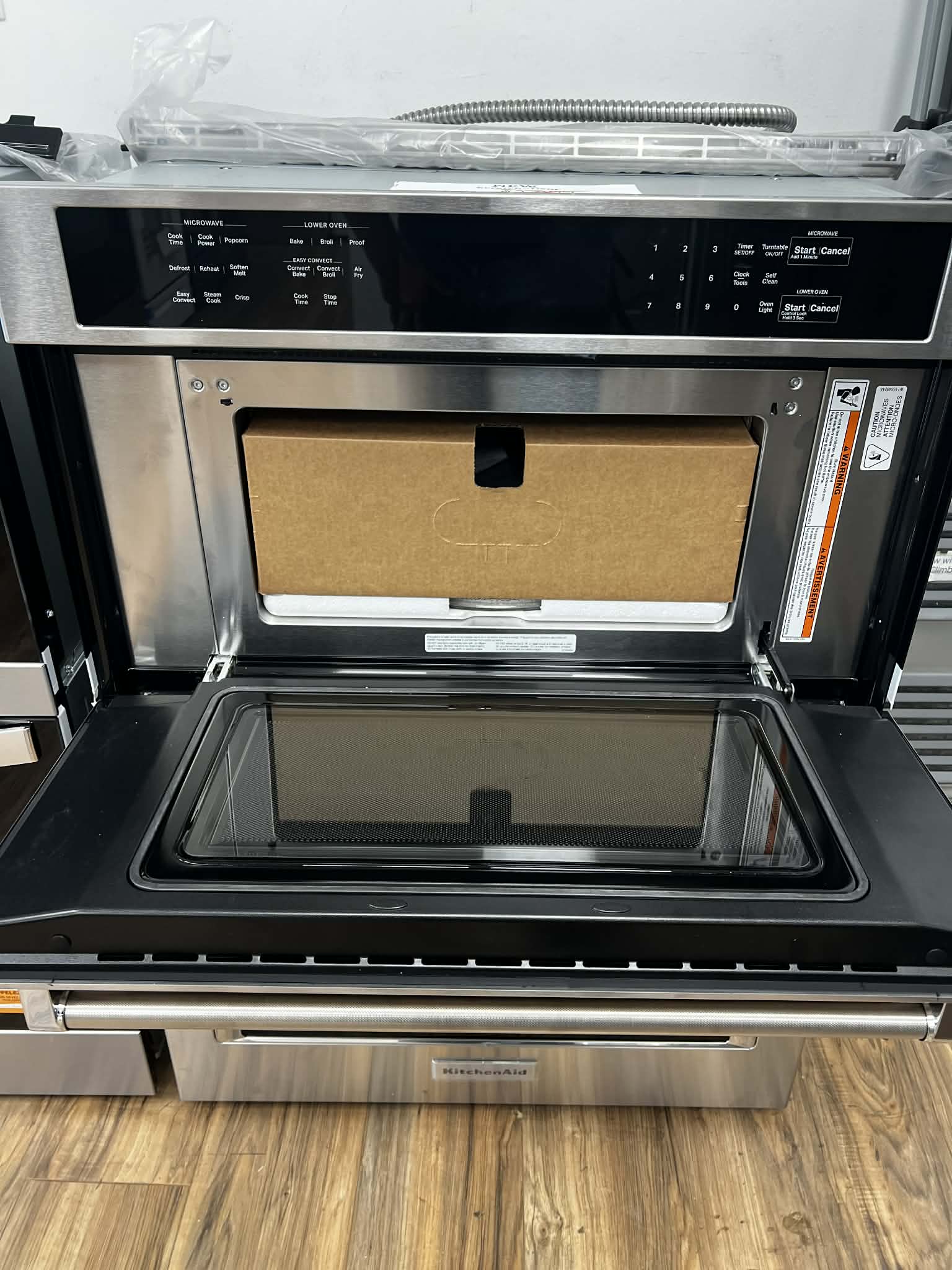 30 in. Electric Wall Oven & Microwave Combo in. Fingerprint Resistant Stainless Steel with Air Fry