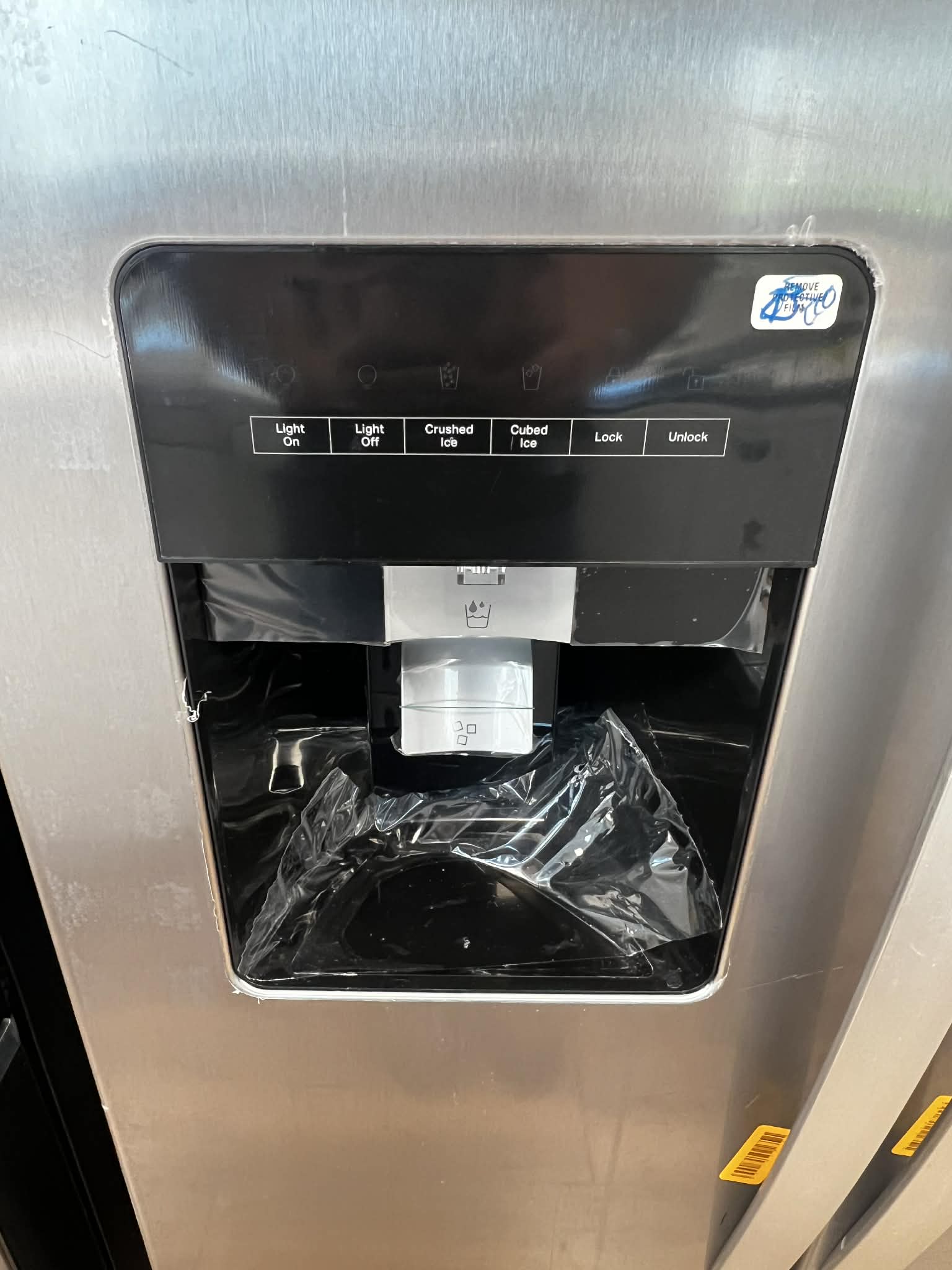 24.6 Cu. Ft. Side-by-Side Refrigerator - Monochromatic Stainless Steel