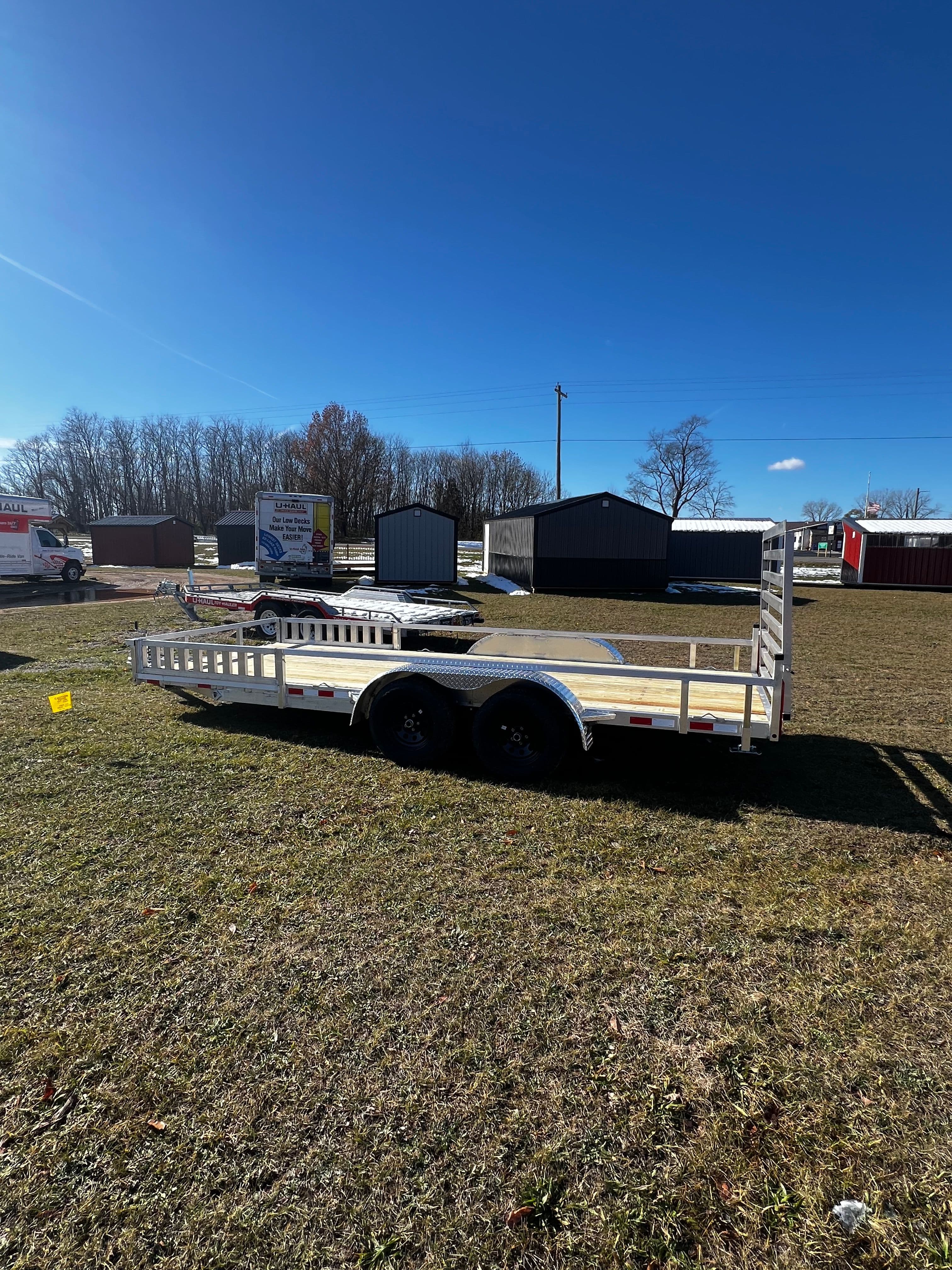 7x18 Aluminum Side-Load Pro Utility Trailer
