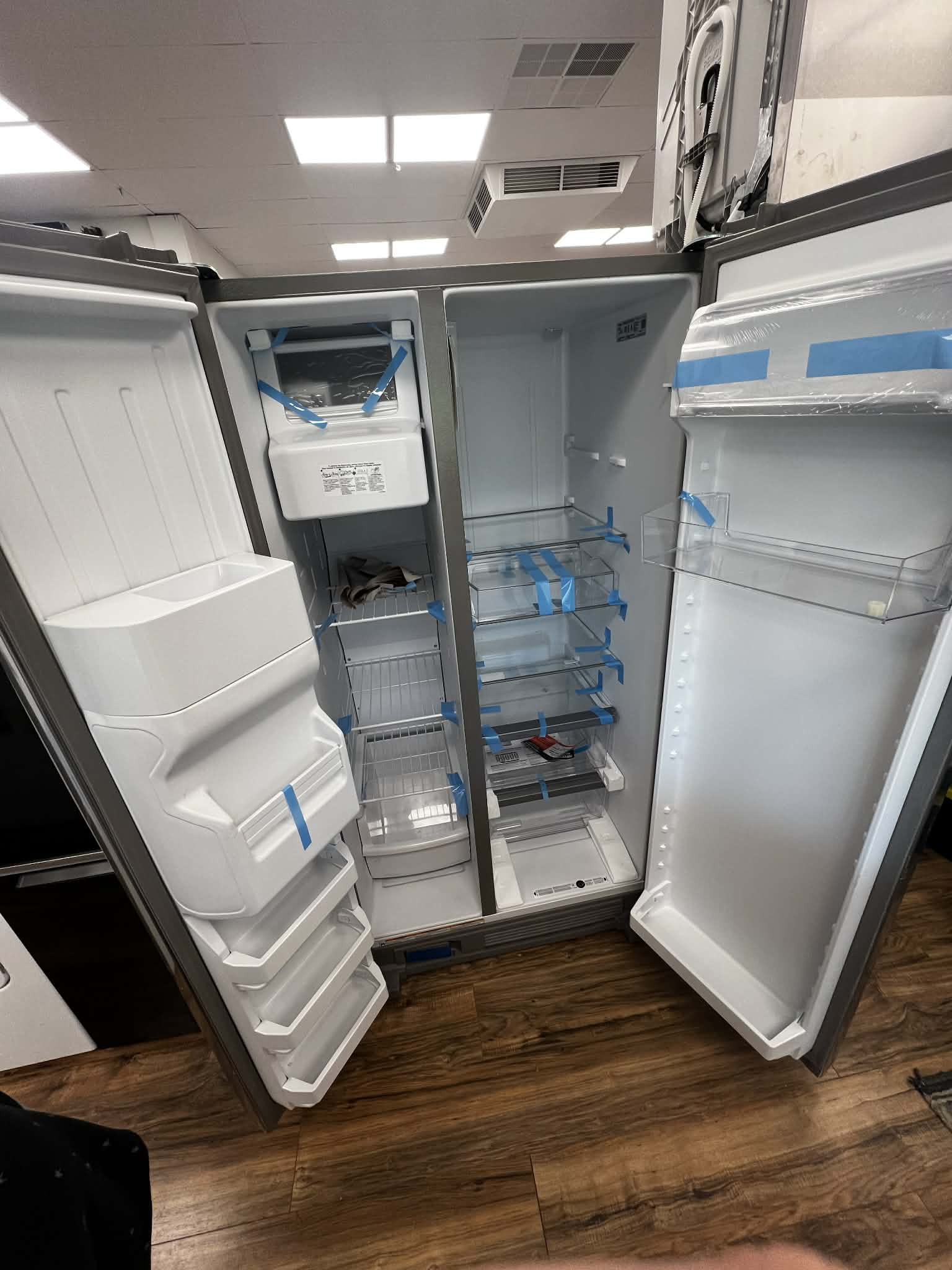 24.6 Cu. Ft. Side-by-Side Refrigerator - Monochromatic Stainless Steel