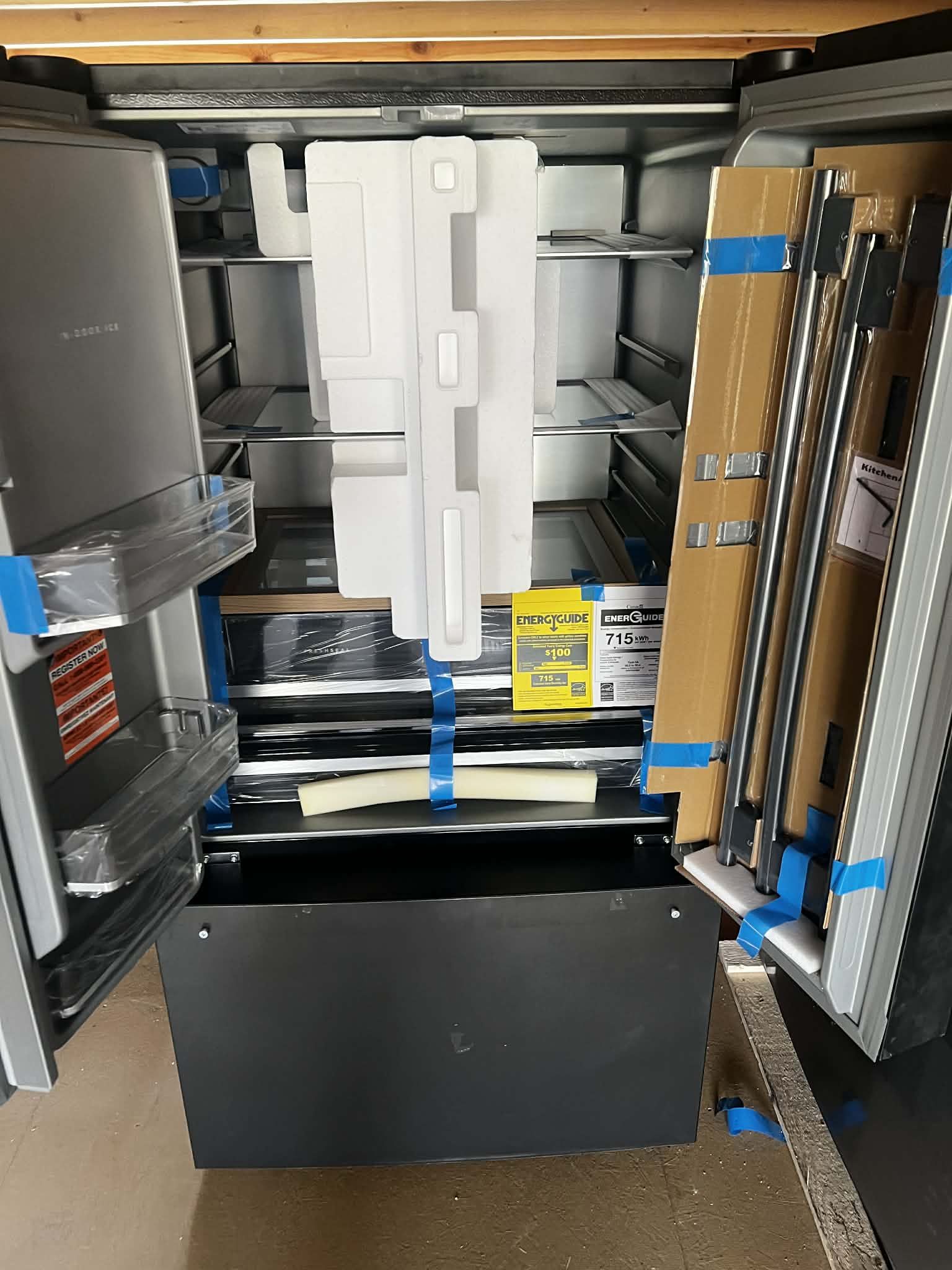 36 in. 30 cu. ft. Standard Depth French Door Refrigerator in Black Ore with Exterior Water and Ice