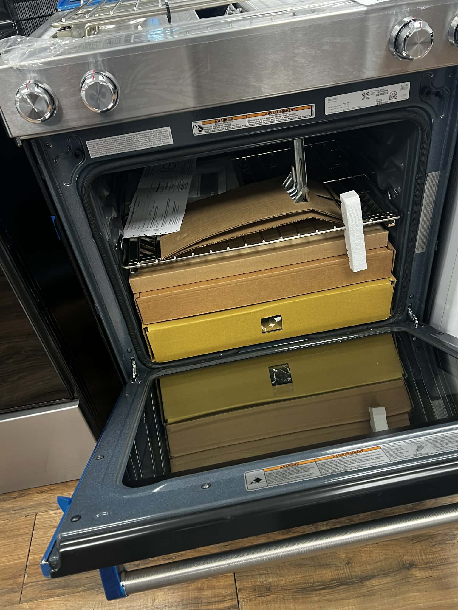 6.4 Cu. Ft. Self-Cleaning Slide-In Dual Fuel Convection Range - Stainless Steel