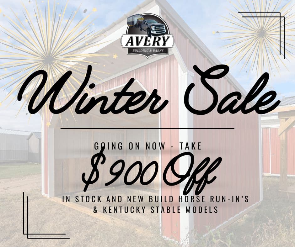 #5208 - Stock Red Horse Run In 10x16